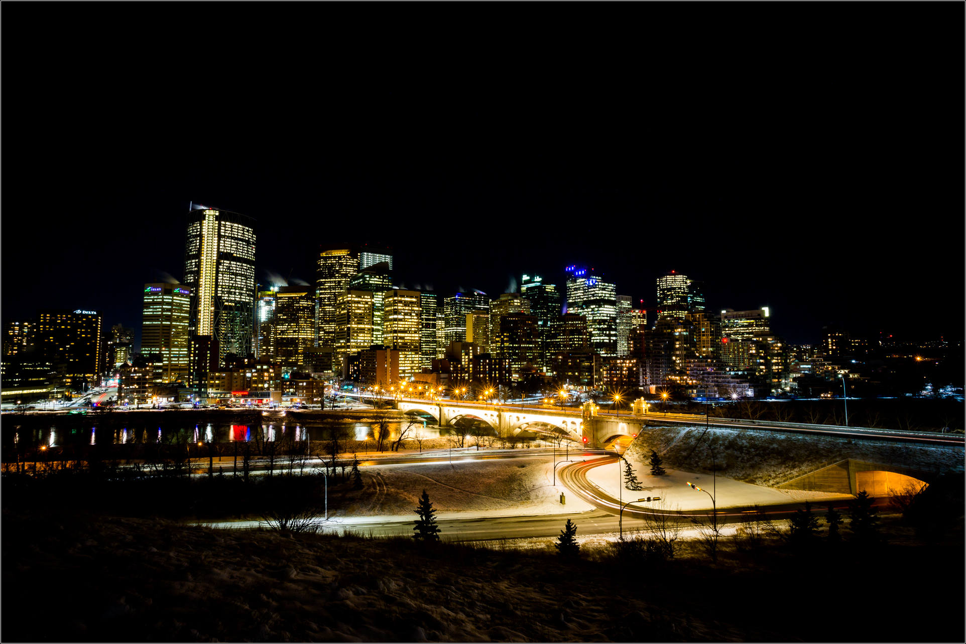 Nightscapes of downtown Calgary | Christopher Martin Photography